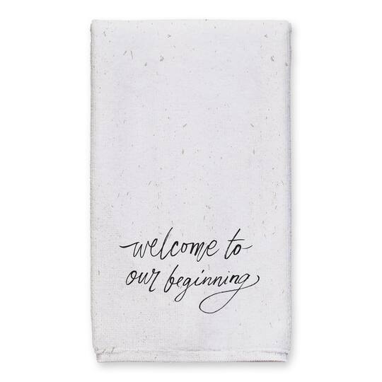Welcome to Our Beginning Tea Towel Set